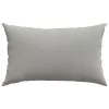Kanapé párnák 2 pcs Világosszürke 50 x 30 cm szövet