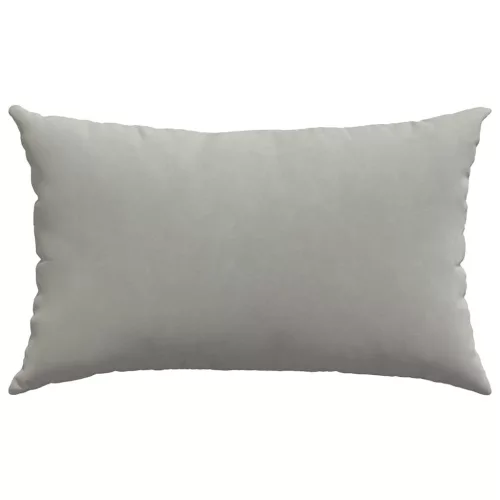 Kanapé párnák 2 pcs Világosszürke 50 x 30 cm szövet