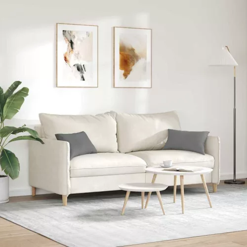 Kanapé párnák 2 pcs Sötétszürke 50 x 30 cm szövet