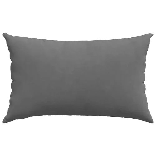 Kanapé párnák 2 pcs Sötétszürke 50 x 30 cm szövet