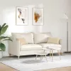 Kanapé párnák 2 pcs Krém 50 x 30 cm szövet
