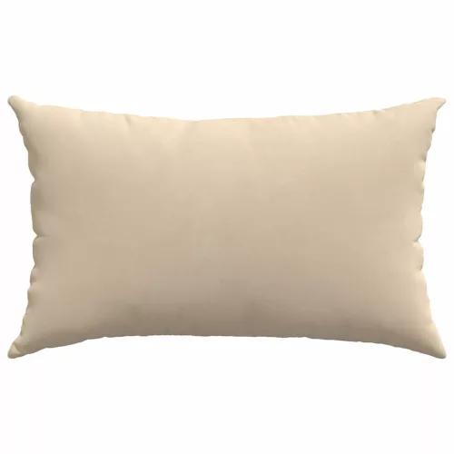 Kanapé párnák 2 pcs Krém 50 x 30 cm szövet