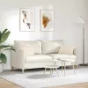 Kanapé párnák 2 pcs Bézs 50 x 30 cm szövet