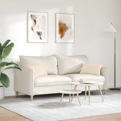 Kanapé párnák 2 pcs Bézs 50 x 30 cm szövet