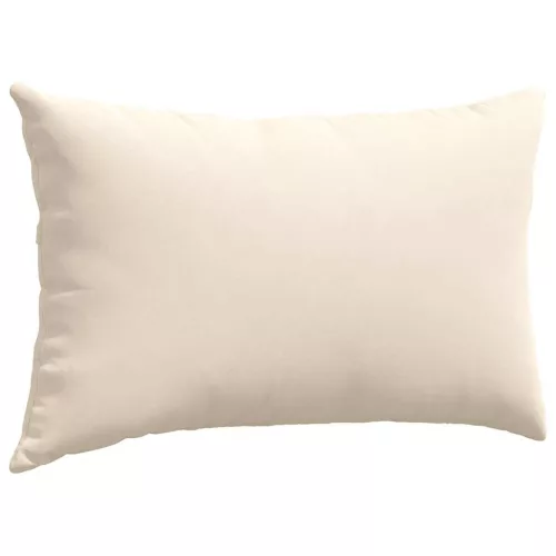 Kanapé párnák 2 pcs Bézs 50 x 30 cm szövet