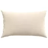 Kanapé párnák 2 pcs Bézs 50 x 30 cm szövet