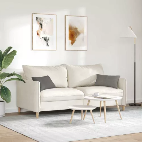 Kanapé párnák 2 pcs Világosszürke 50 x 30 cm Bársonyos szövet
