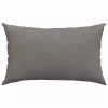 Kanapé párnák 2 pcs Világosszürke 50 x 30 cm Bársonyos szövet