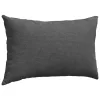 Kanapé párnák 2 pcs Sötétszürke 50 x 30 cm Bársonyos szövet