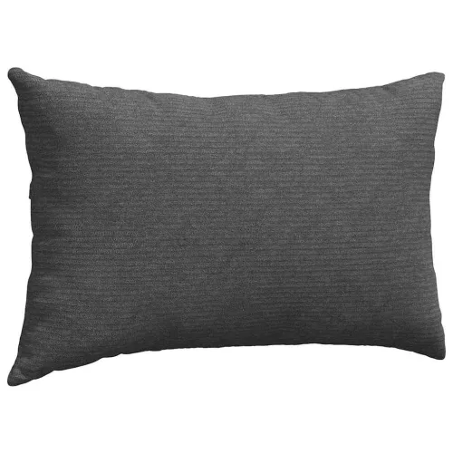 Kanapé párnák 2 pcs Sötétszürke 50 x 30 cm Bársonyos szövet