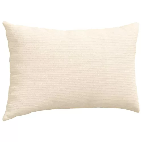 Kanapé párnák 2 pcs Krém 50 x 30 cm Bársonyos szövet