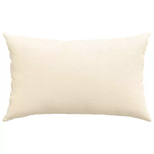 Kanapé párnák 2 pcs Krém 50 x 30 cm Bársonyos szövet
