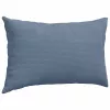 Kanapé párnák 2 pcs Kék 50 x 30 cm Bársonyos szövet