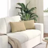 Kanapé párnák 2 pcs Szürke zöld 50 x 30 cm Bársonyos szövet