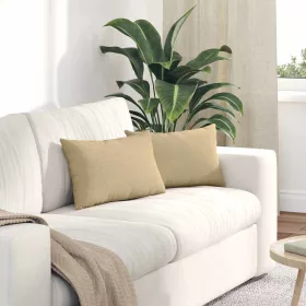   Kanapé párnák 2 pcs Szürke zöld 50 x 30 cm Bársonyos szövet