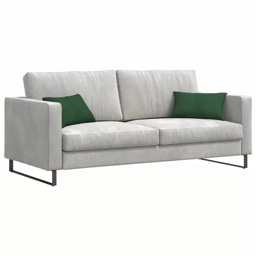 Kanapé párnák 2 pcs Sötétzöld 50 x 30 cm Bársonyos szövet