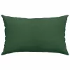 Kanapé párnák 2 pcs Sötétzöld 50 x 30 cm Bársonyos szövet