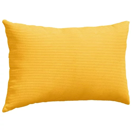 Kanapé párnák 2 pcs Világos sárga 50 x 30 cm Bársonyos szövet