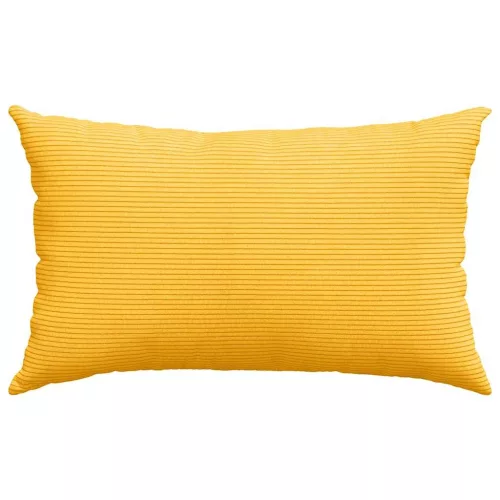 Kanapé párnák 2 pcs Világos sárga 50 x 30 cm Bársonyos szövet