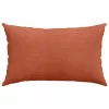Kanapé párnák 2 pcs Piros Narancs 50 x 30 cm Bársonyos szövet