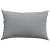 Kanapé párnák 2 pcs Világosszürke 60 x 40 cm szövet