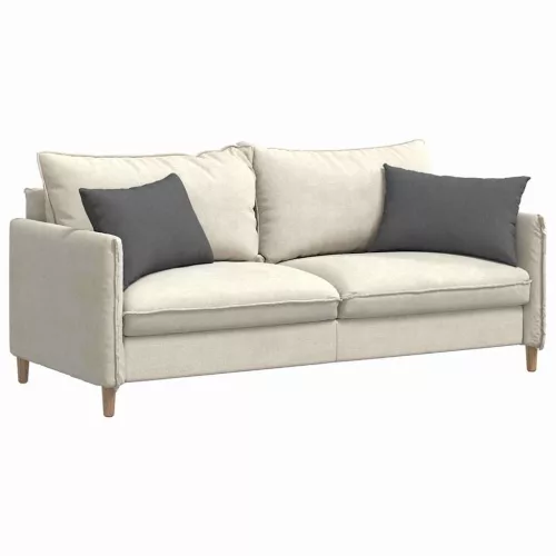 Kanapé párnák 2 pcs Sötétszürke 60 x 40 cm szövet
