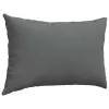 Kanapé párnák 2 pcs Sötétszürke 60 x 40 cm szövet