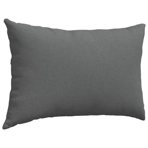Kanapé párnák 2 pcs Sötétszürke 60 x 40 cm szövet