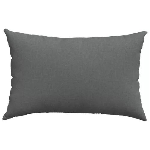 Kanapé párnák 2 pcs Sötétszürke 60 x 40 cm szövet