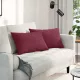 Kanapé párnák 2 pcs Bordó 60 x 40 cm szövet