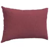 Kanapé párnák 2 pcs Bordó 60 x 40 cm szövet