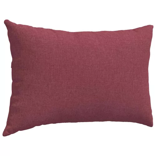 Kanapé párnák 2 pcs Bordó 60 x 40 cm szövet