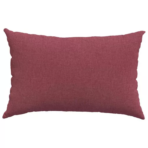 Kanapé párnák 2 pcs Bordó 60 x 40 cm szövet