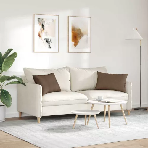 Kanapé párnák 2 pcs Barna 60 x 40 cm szövet