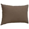 Kanapé párnák 2 pcs Barna 60 x 40 cm szövet
