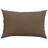 Kanapé párnák 2 pcs Barna 60 x 40 cm szövet