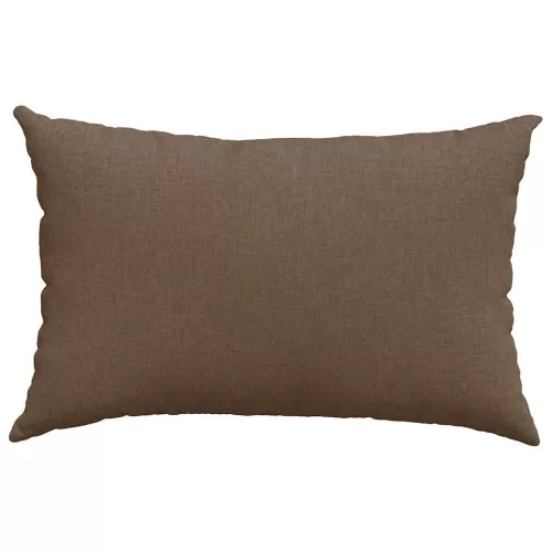 Kanapé párnák 2 pcs Barna 60 x 40 cm szövet