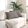 Kanapé párnák 2 pcs Tópszínű 60 x 40 cm szövet