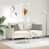 Kanapé párnák 2 pcs Tópszínű 60 x 40 cm szövet