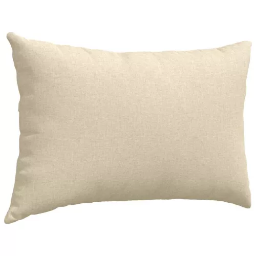 Kanapé párnák 2 pcs Krém 60 x 40 cm szövet