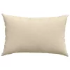 Kanapé párnák 2 pcs Krém 60 x 40 cm szövet