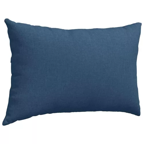 Kanapé párnák 2 pcs Kék 60 x 40 cm szövet