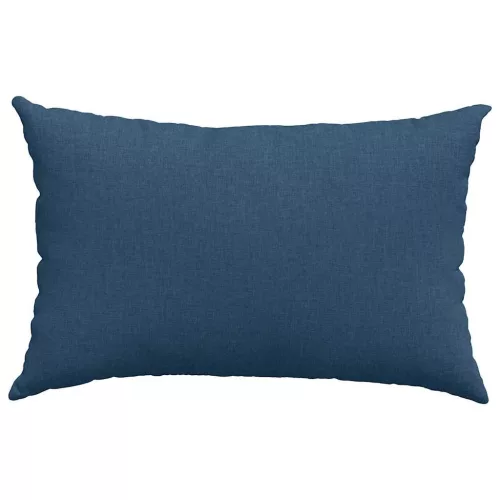 Kanapé párnák 2 pcs Kék 60 x 40 cm szövet