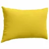 Kanapé párnák 2 pcs Világos sárga 60 x 40 cm szövet