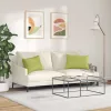 Kanapé párnák 2 pcs Világos zöld 60 x 40 cm szövet