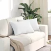 Kanapé párnák 2 pcs Fehér 60 x 40 cm szövet