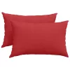 Kanapé párnák 2 pcs Piros 60 x 40 cm szövet