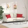Kanapé párnák 2 pcs Piros 60 x 40 cm szövet