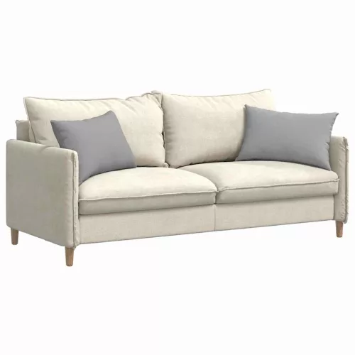 Kanapé párnák 2 pcs Szürke 60 x 40 cm szövet