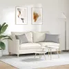Kanapé párnák 2 pcs Szürke 60 x 40 cm szövet